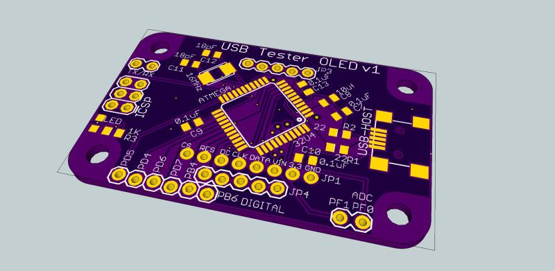 USB Tester OLED 3D Front