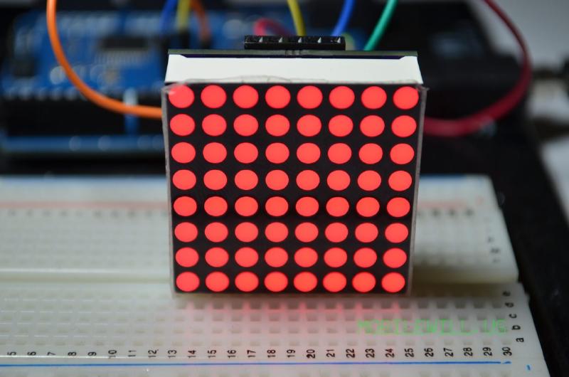 LED Matrix Link Single Matrix Breadboard