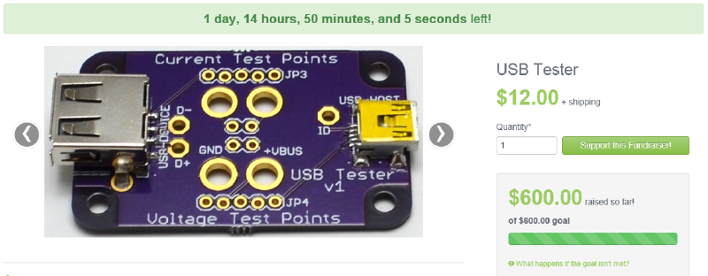 USB Tester Goal