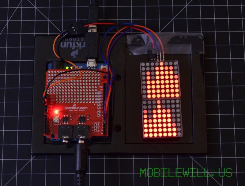 LED Audio Display Light