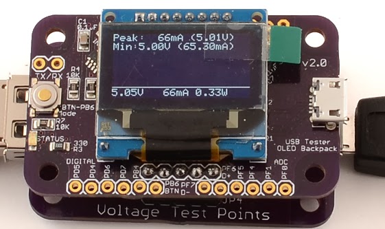 USB Tester2.0 Display Peak2