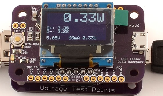 USB Tester2.0 Display Watt